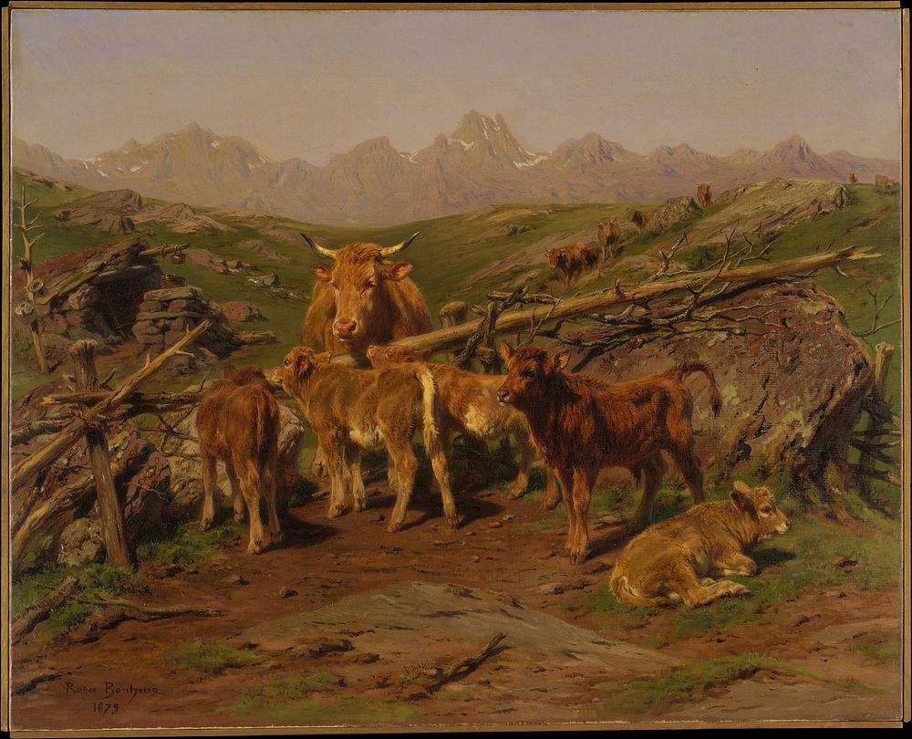 Weaning the Calves by Rosa Bonheur