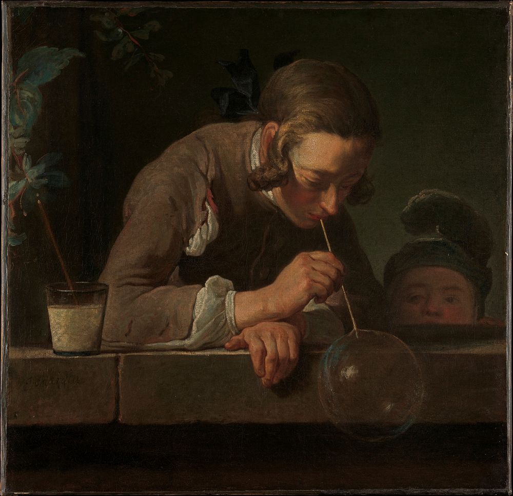 Soap Bubbles by Jean Siméon Chardin