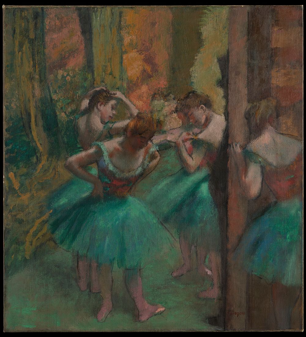 Edgar Degas's Dancers, Pink and Green by Edgar Degas