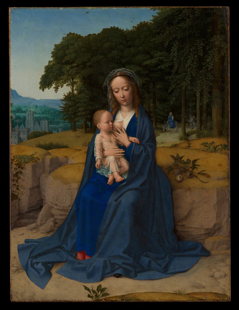 The Rest on the Flight into Egypt by Gerard David