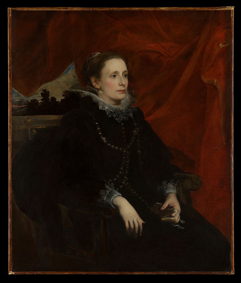Portrait of a Woman, Called the Marchesa Durazzo by Anthony van Dyck