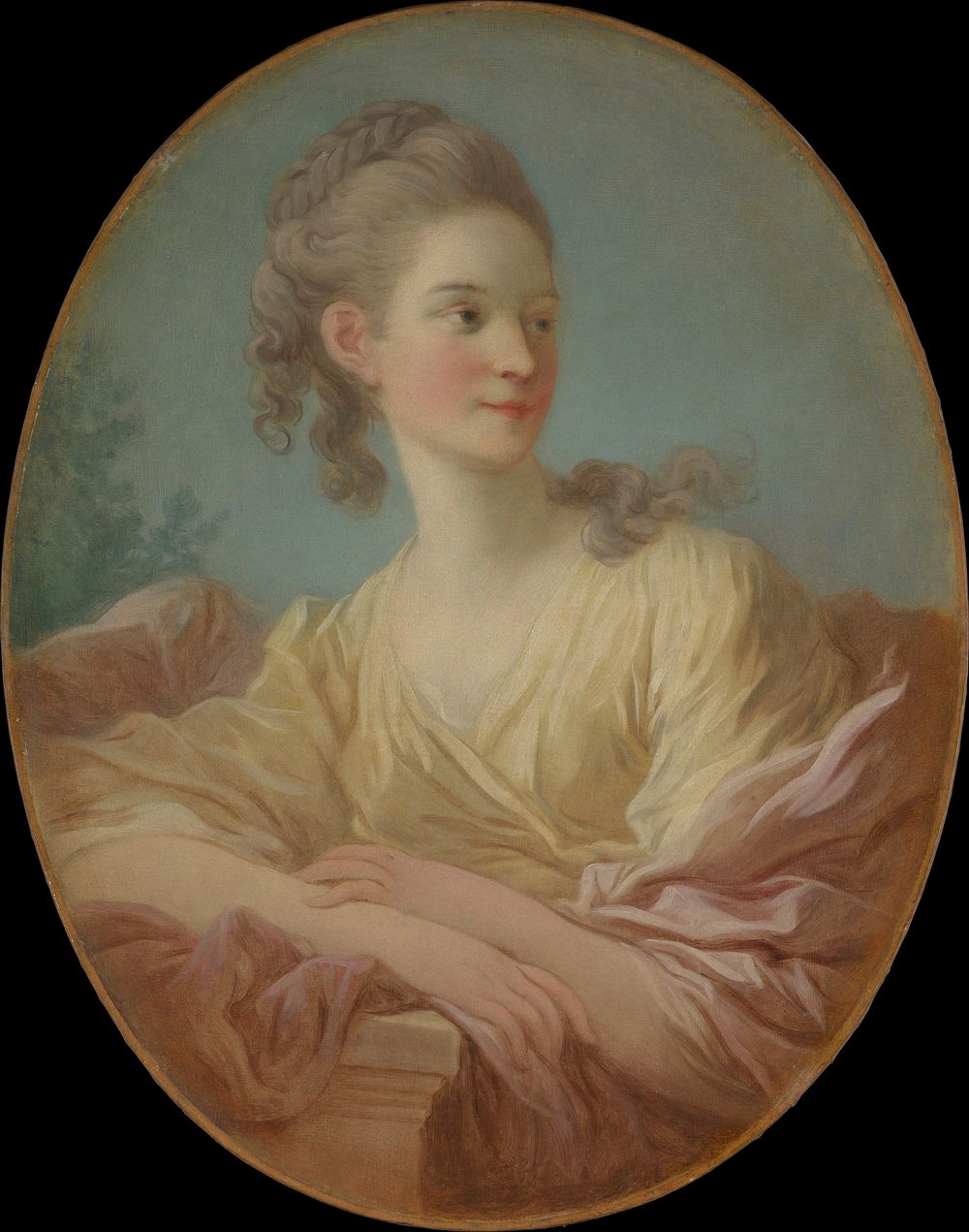 Portrait of a Young Woman by Jean-Honoré Fragonard