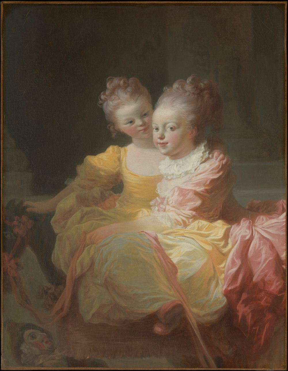The Two Sisters by Jean-Honoré Fragonard 