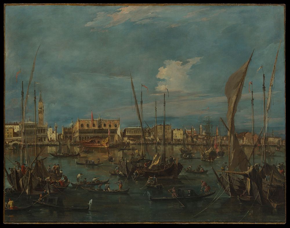 Venice from the Bacino di San Marco by Francesco Guardi