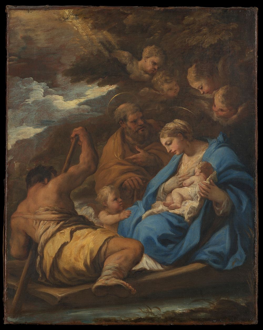 The Flight into Egypt by Luca Giordano