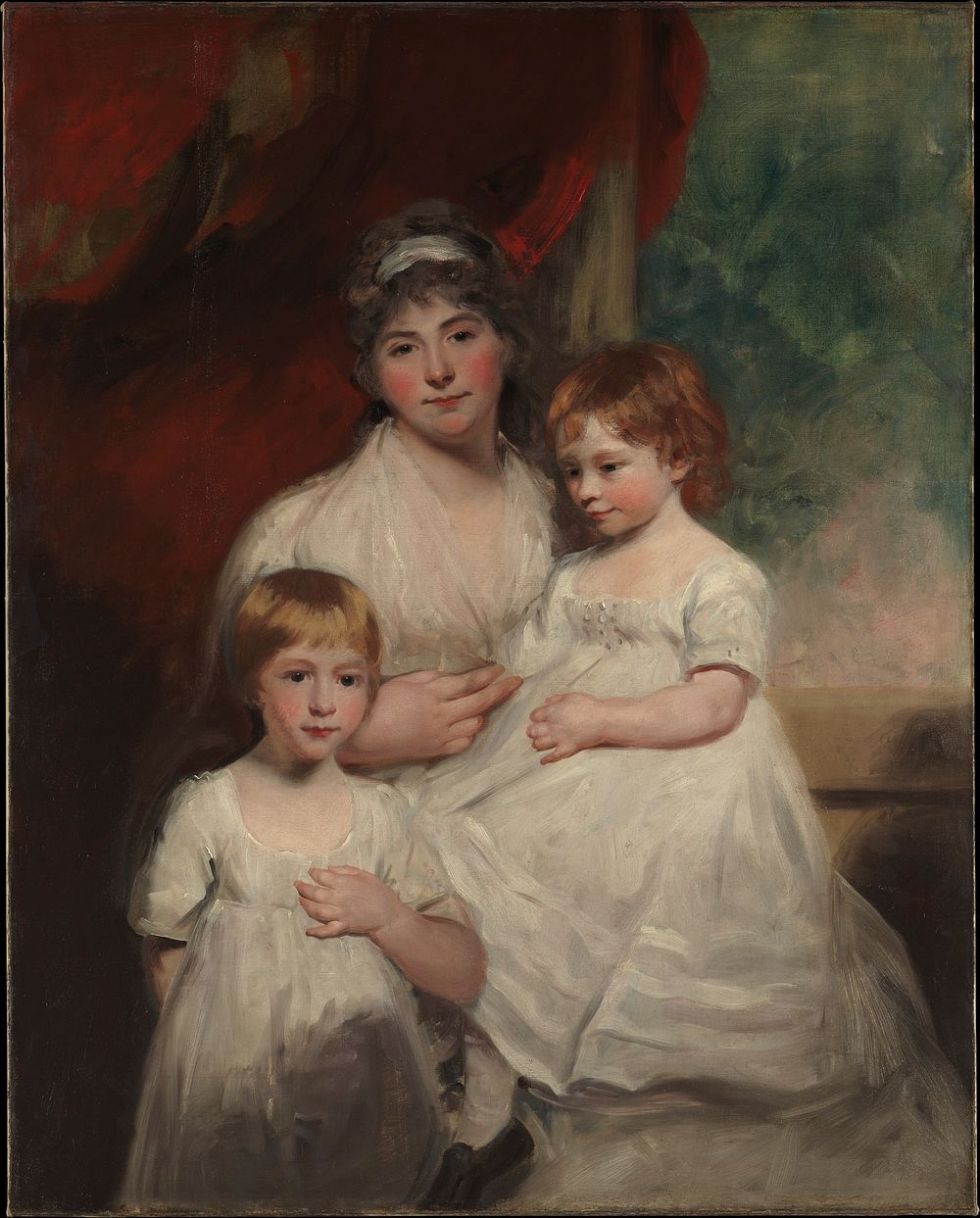 Mrs. John Garden (Ann Garden, 1769–1842) and Her Children, John (1796–1854) and Ann Margaret (born 1793) by John Hoppner