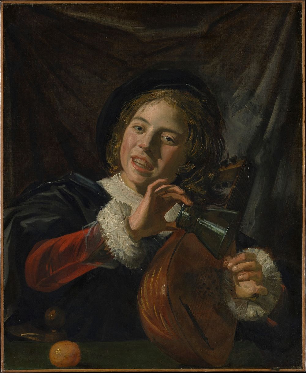Boy with a Lute by Frans Hals