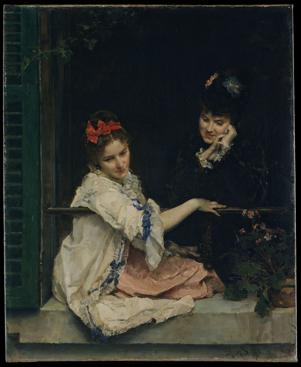 Girls at a Window