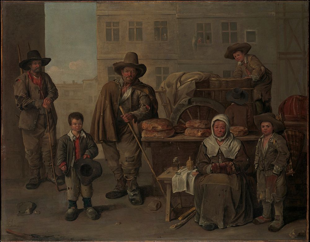 The Baker's Cart by Jean Michelin