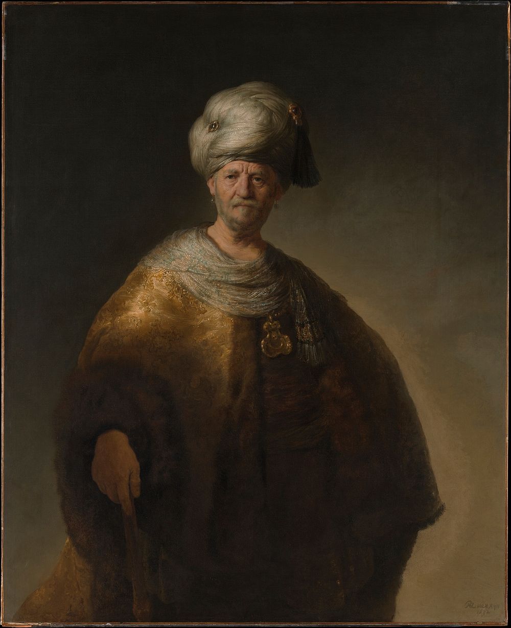Man in a Turban by Rembrandt van Rijn