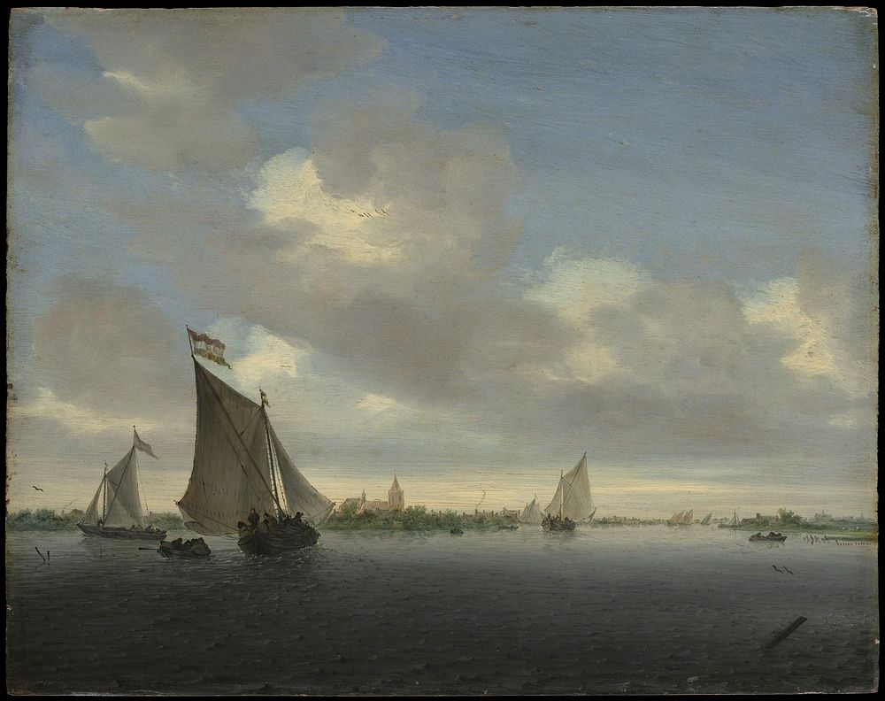 Marine by Salomon van Ruysdael