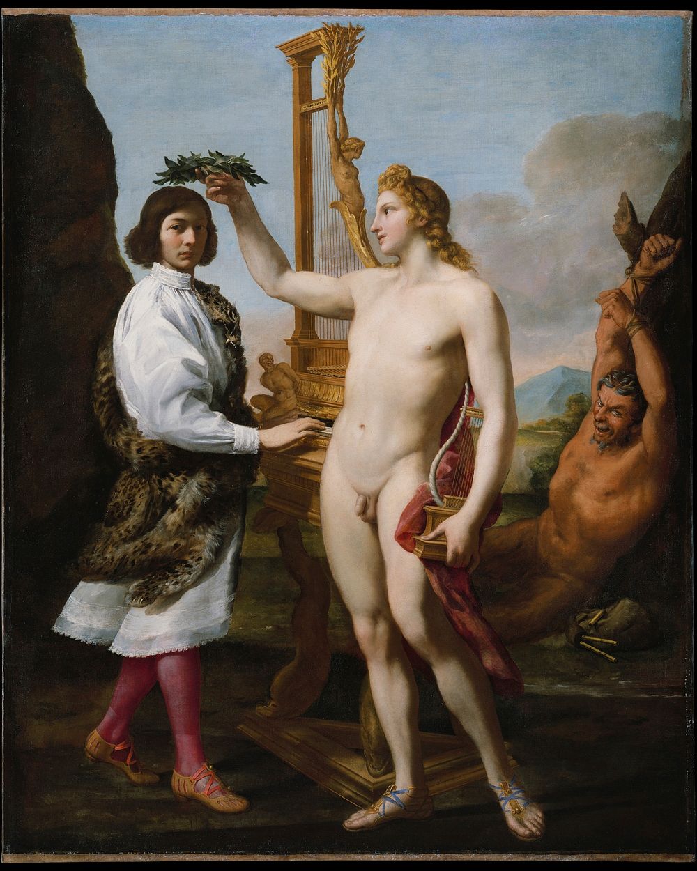 Marcantonio Pasqualini (1614&ndash;1691) Crowned by Apollo, Andrea Sacchi