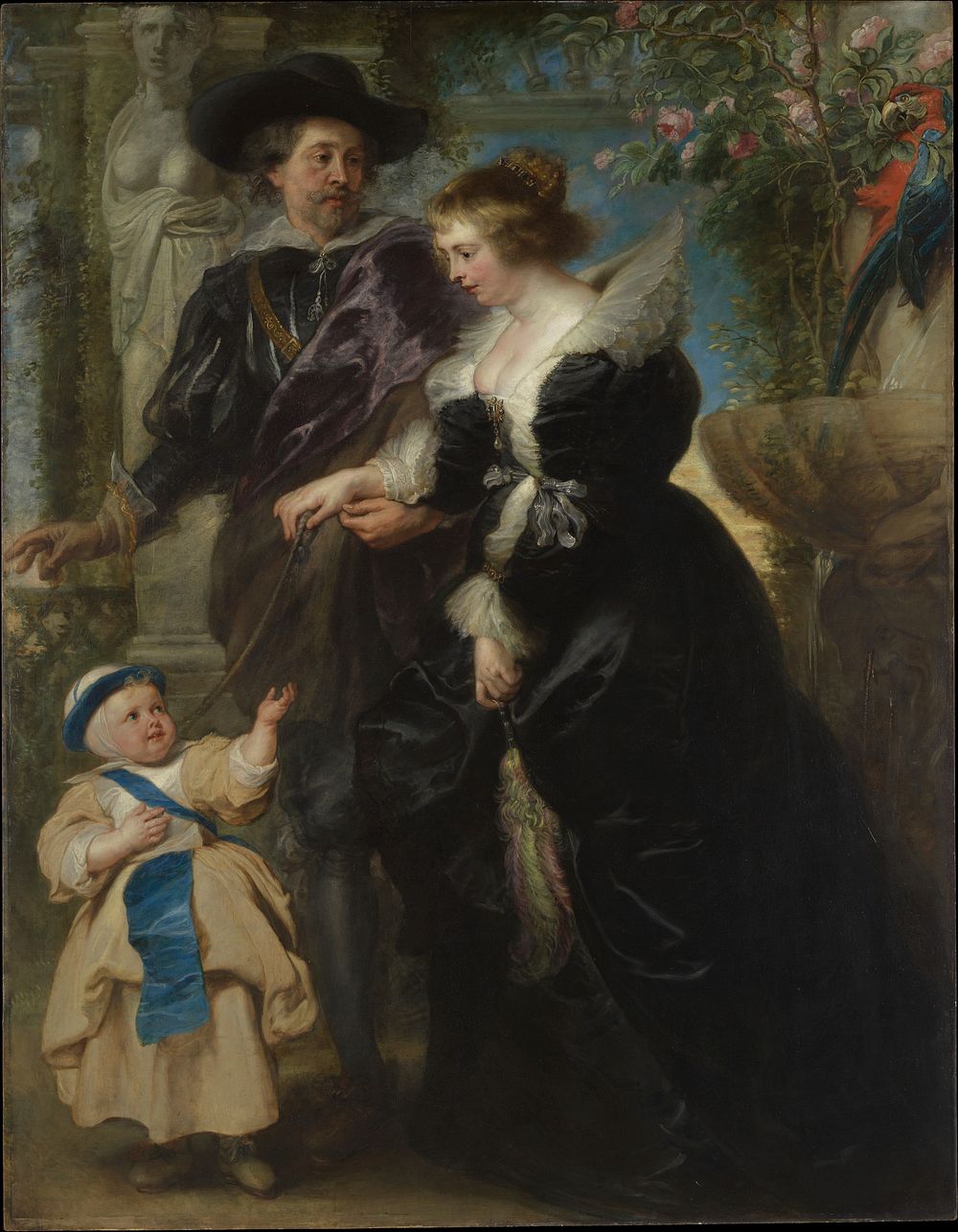 Rubens, Helena Fourment (1614–1673), and Their Son Frans (1633–1678) by Peter Paul Rubens