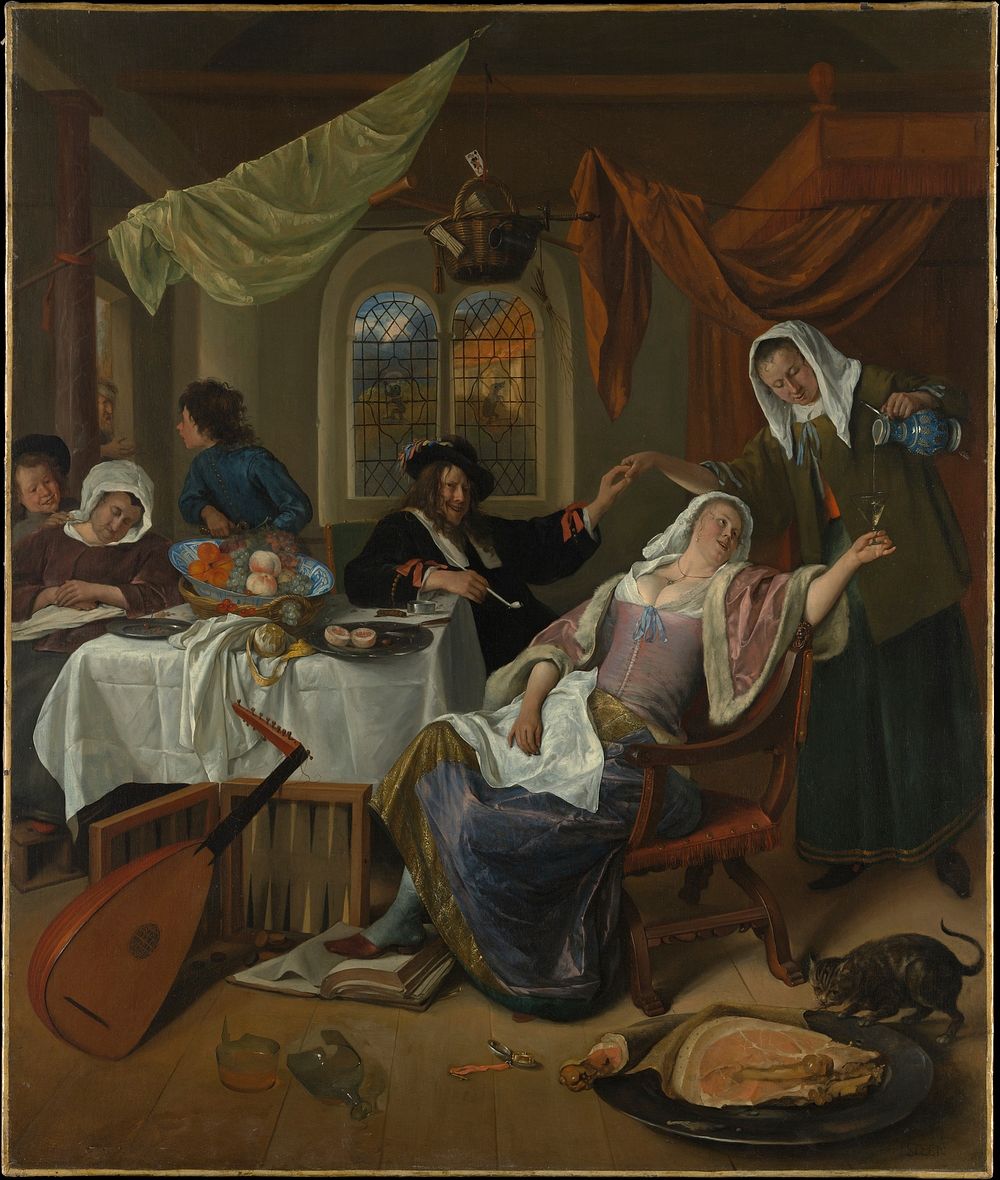 The Dissolute Household by Jan Steen
