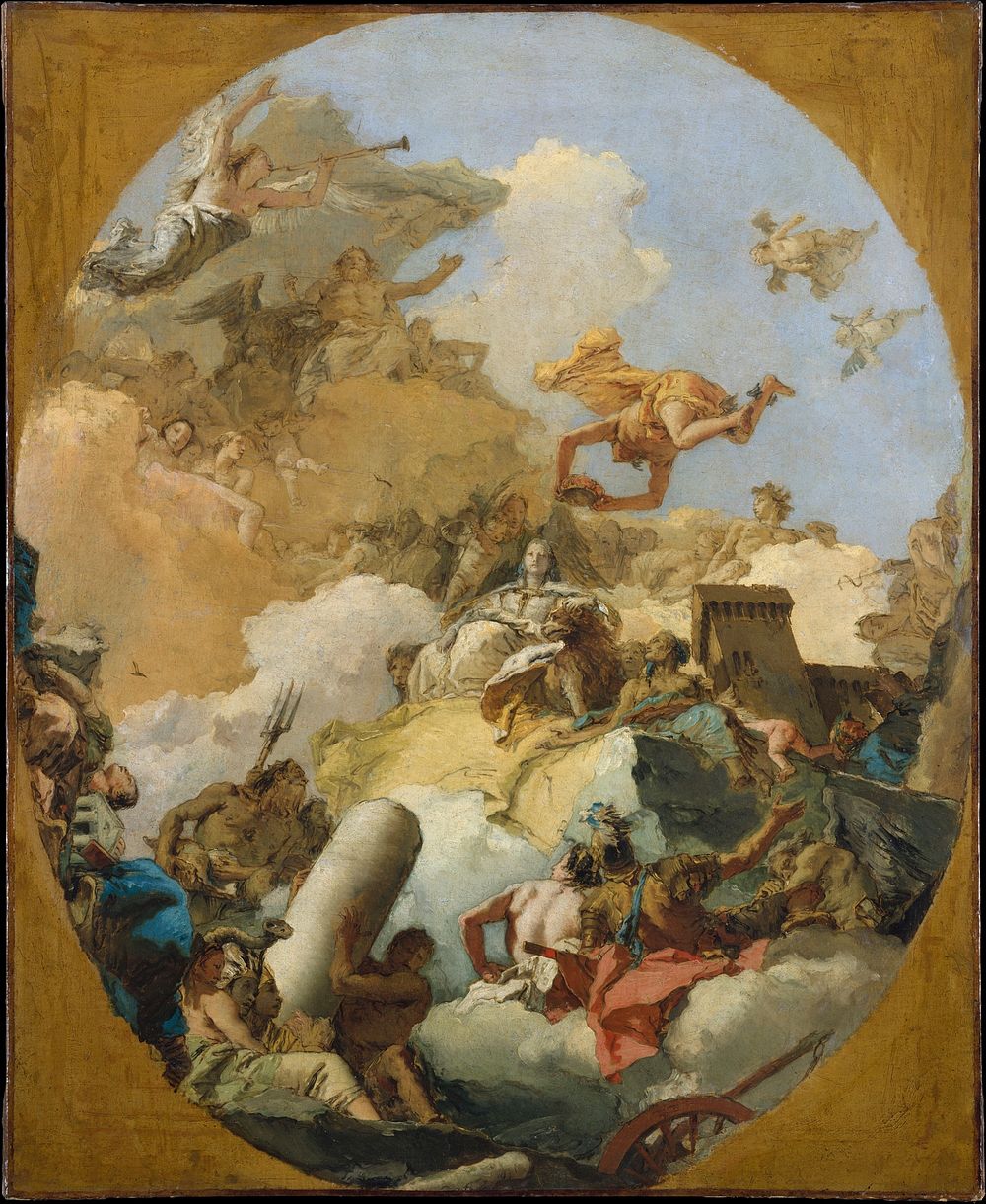 The Apotheosis of the Spanish Monarchy by Giovanni Battista Tiepolo 