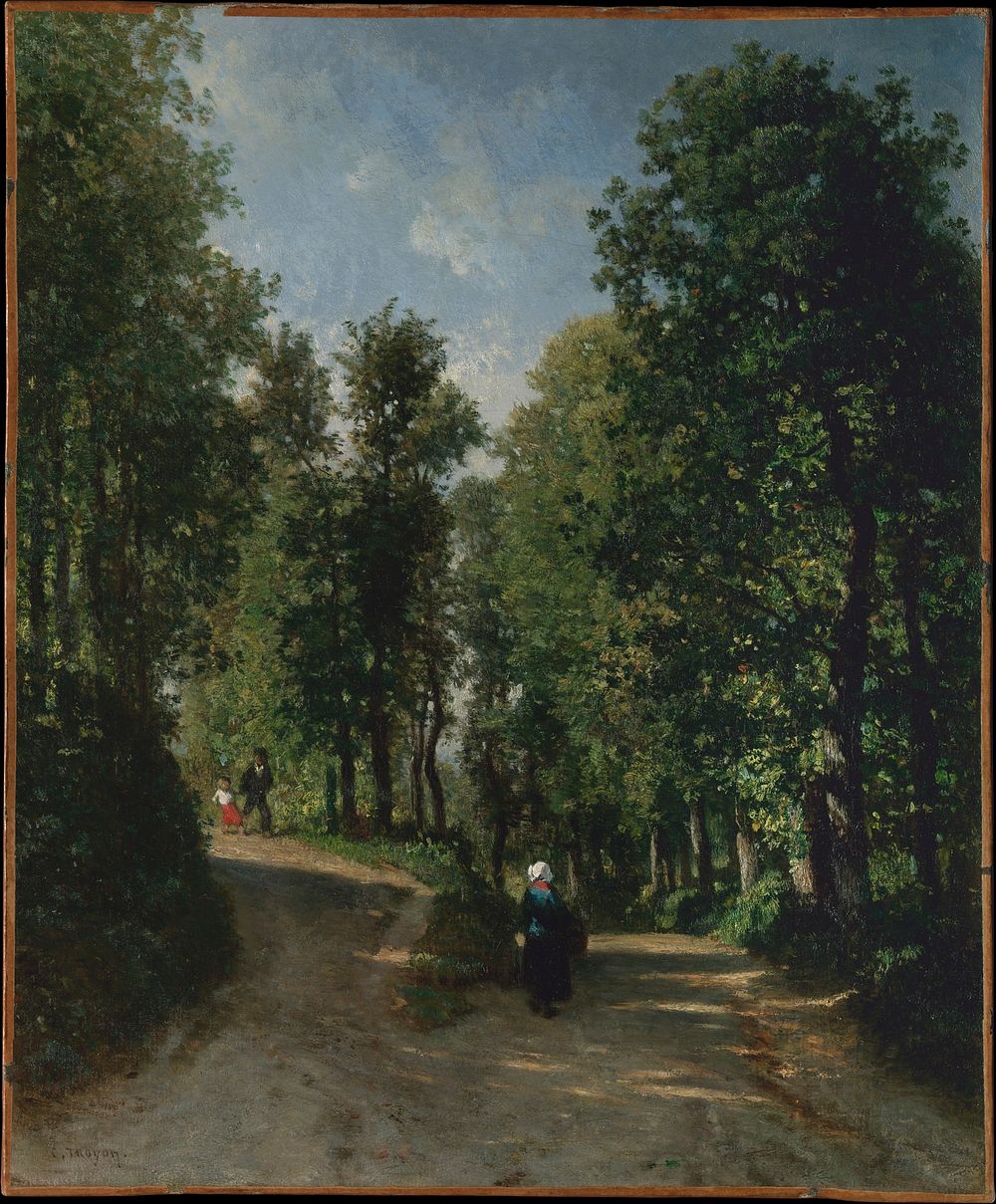 Road in the Woods by Constant Troyon