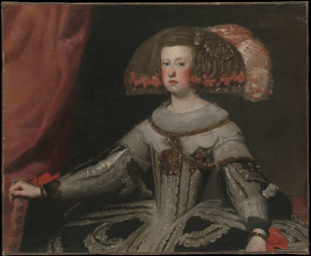 Mariana of Austria (1634&ndash;1696), Queen of Spain by Workshop of Vel&aacute;zquez