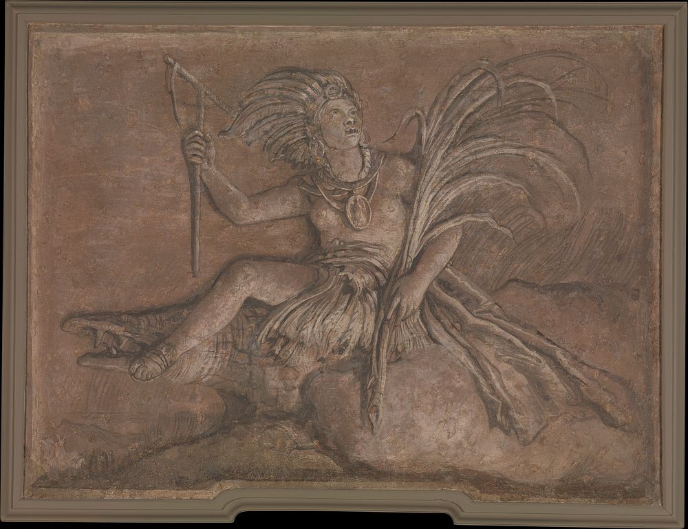Allegorical Figure Representing America by Giovanni Domenico Tiepolo