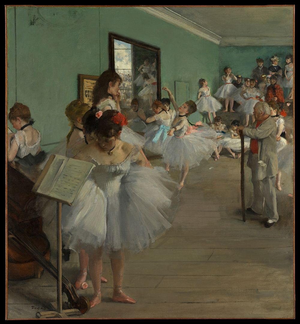 Edgar Degas's The Dance Class by Edgar Degas