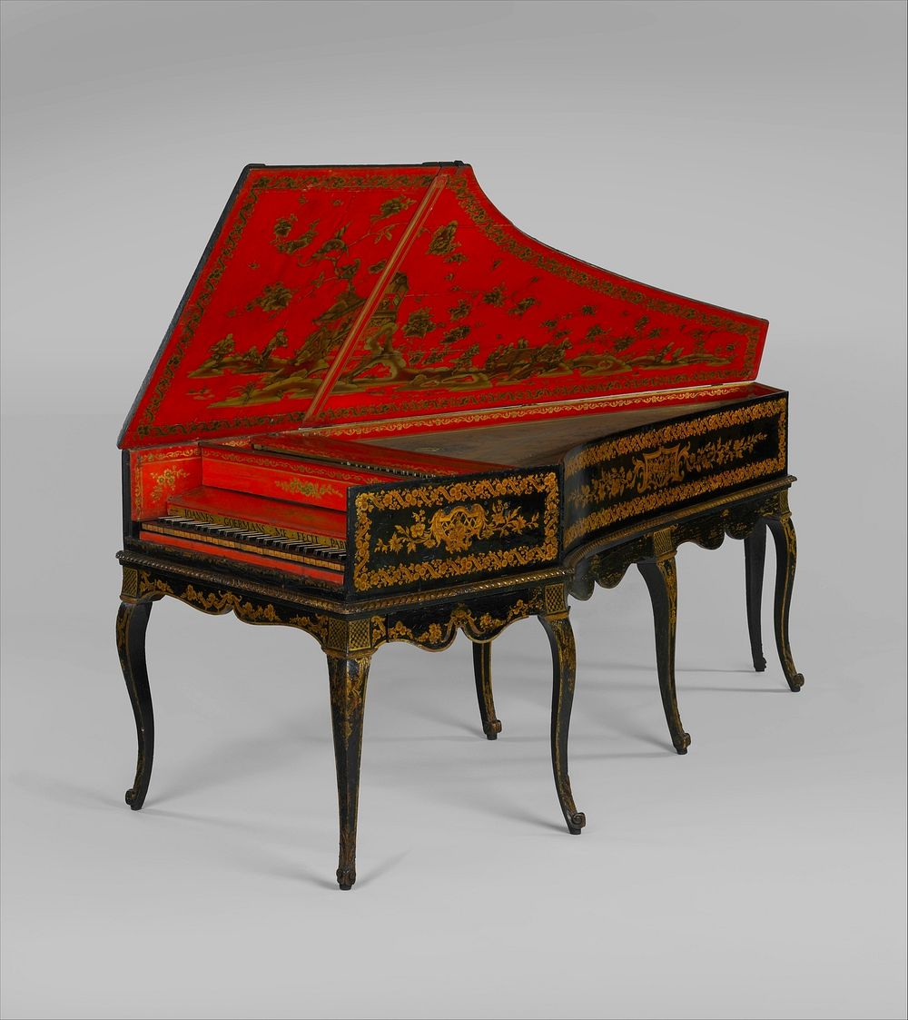 Harpsichord converted to a piano