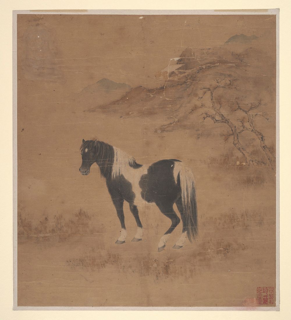 Horse and Landscape by Unidentified artist