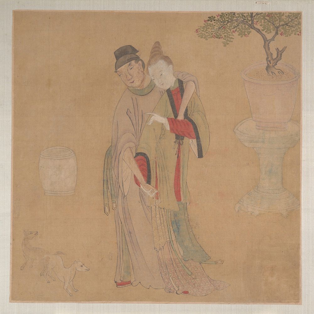 Tartar Officer with Blonde Lady by Unidentified artist