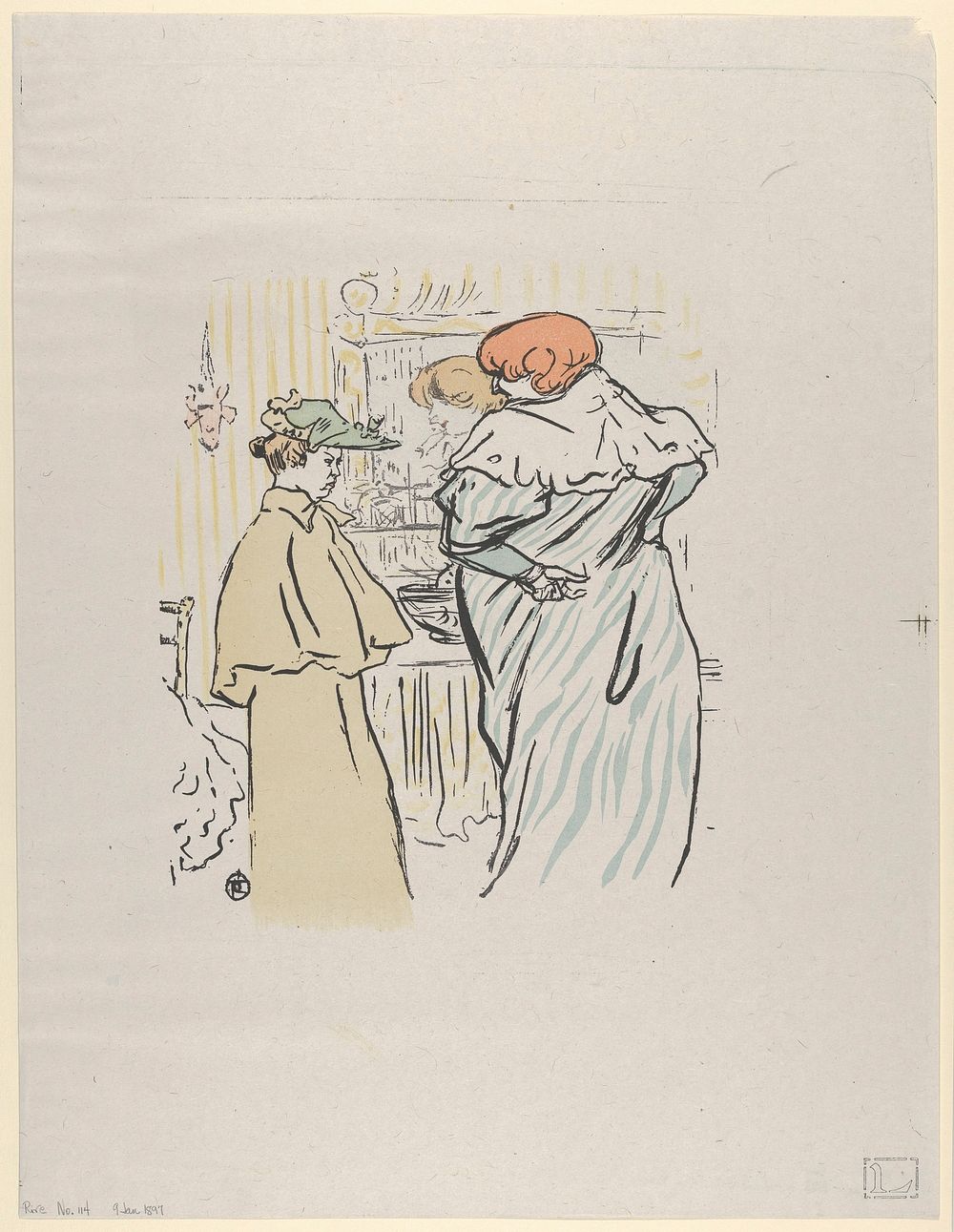 Alors vous êtes sages by Henri de Toulouse–Lautrec