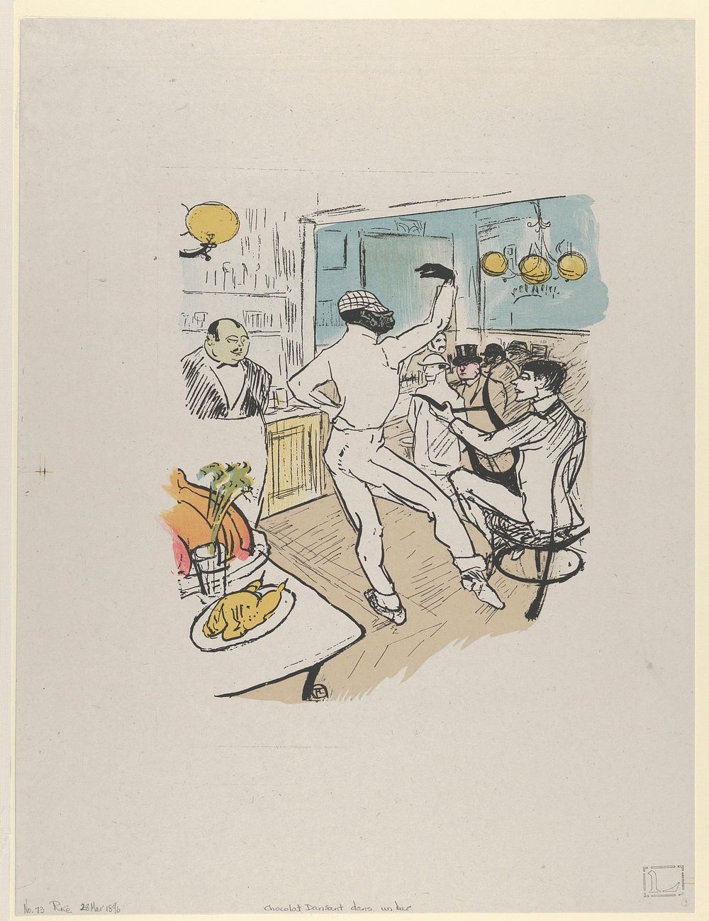 Chocolat Dansant by Henri de Toulouse–Lautrec