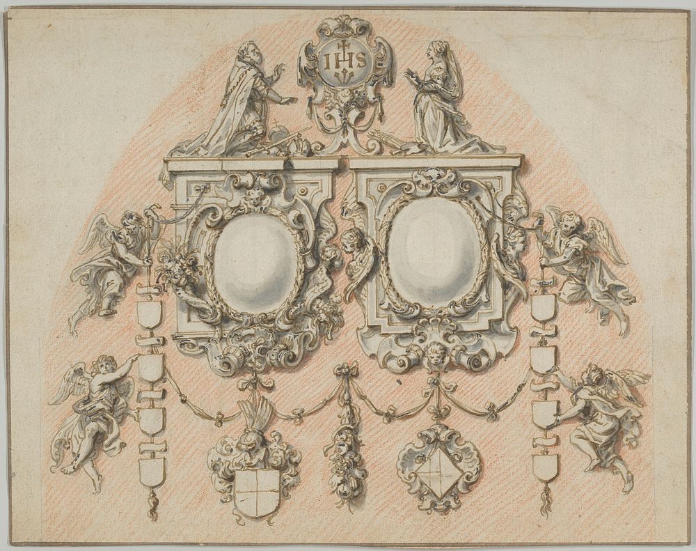 Design for the Epitaph of the 't Seraets-Van Etten family by Abraham van Diepenbeeck