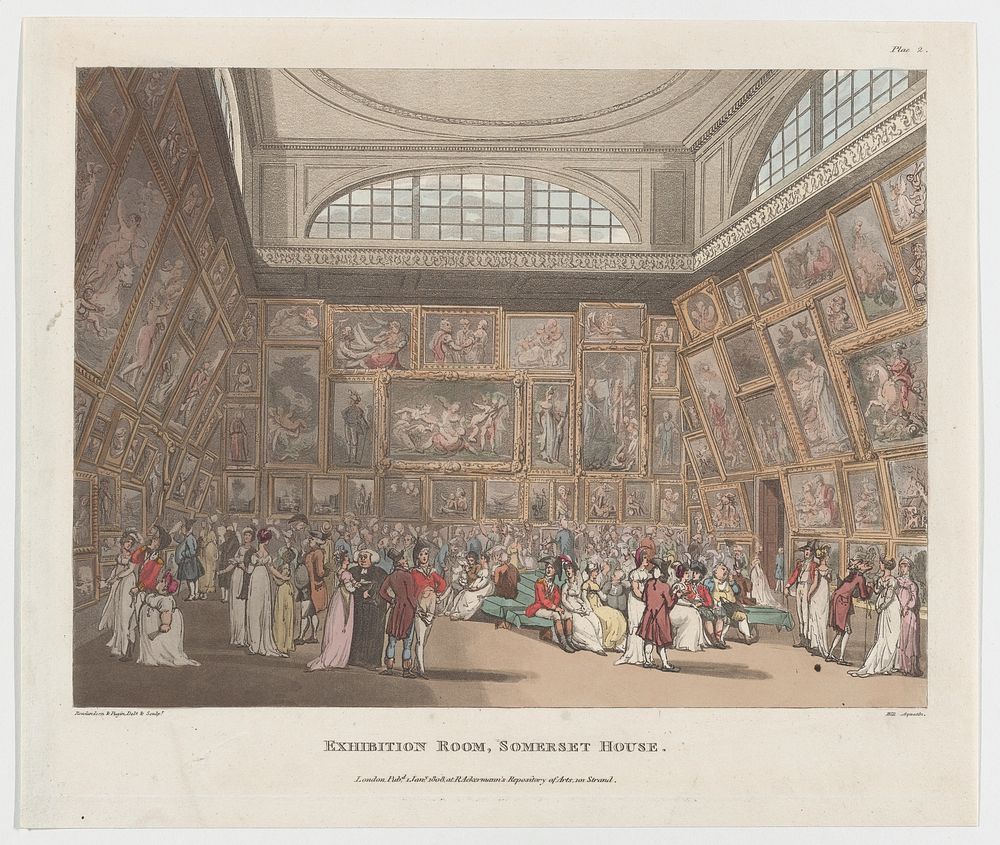 Exhibition Room, Somerset House by various artists/makers