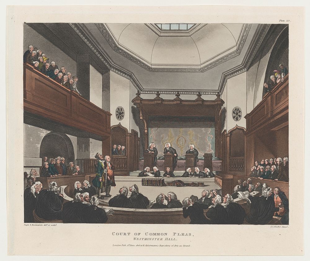 Court of Common Pleas, Westminster Hall by various artists/makers