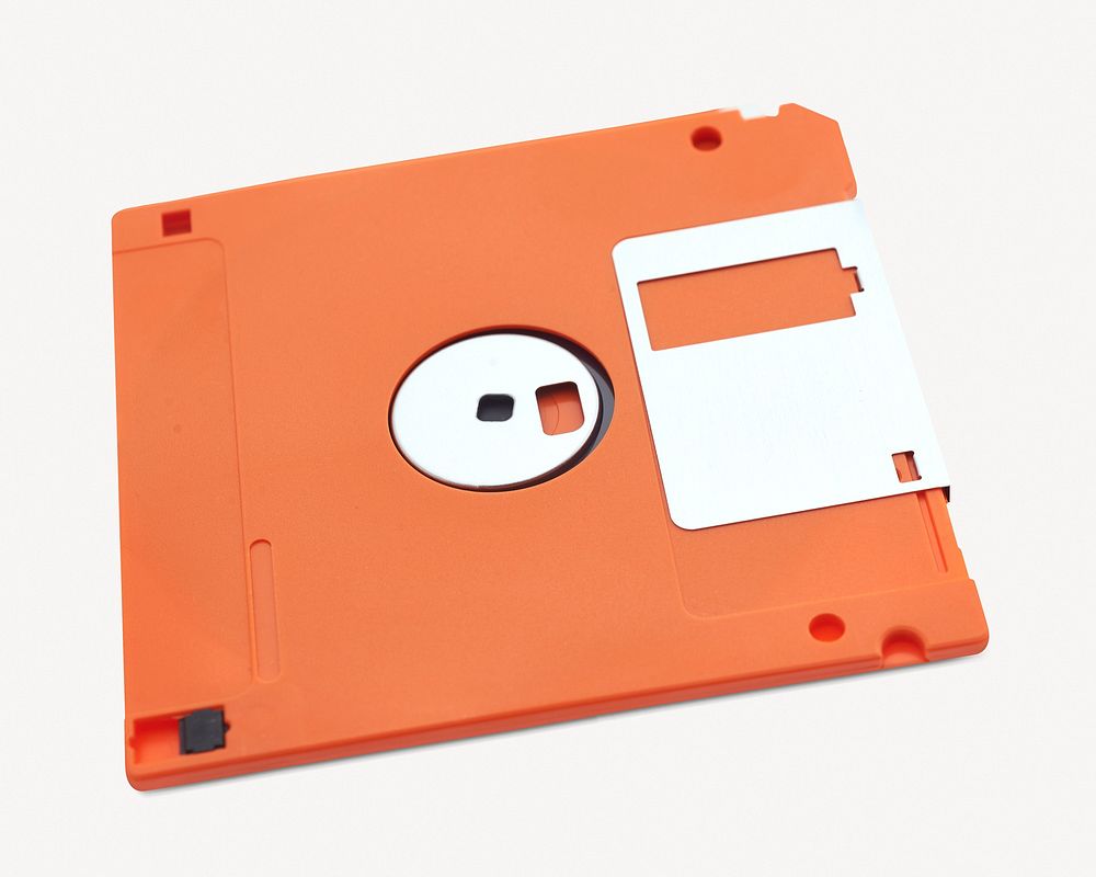 Floppy disk, isolated object image psd