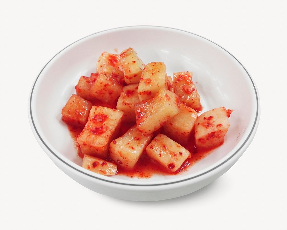 Diced radish kimchi, Korean food | Free Photo - rawpixel