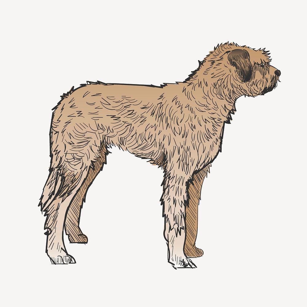 Irish Mastiff dog sketch animal | Premium PSD - rawpixel