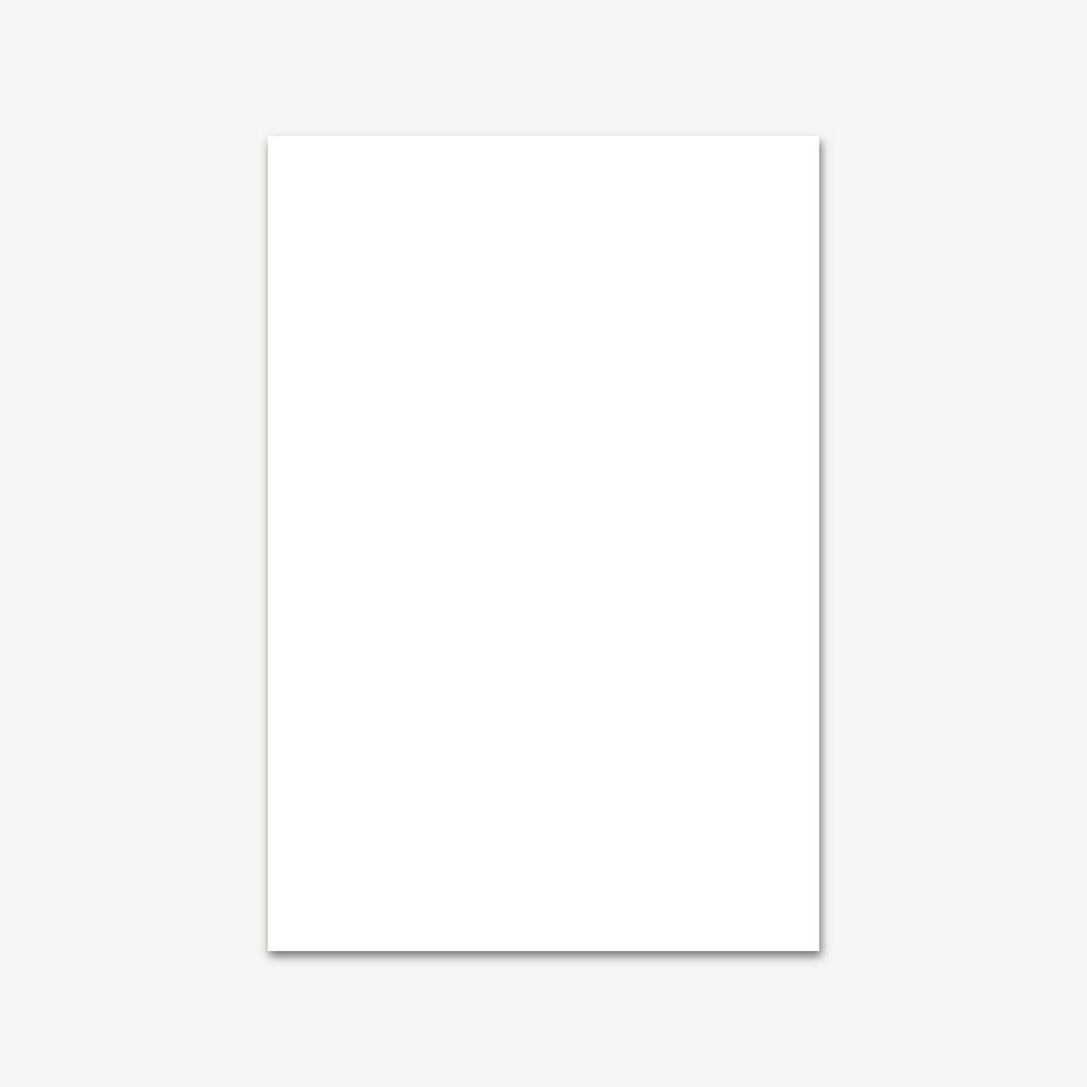 White rectangle frame, notepaper vector