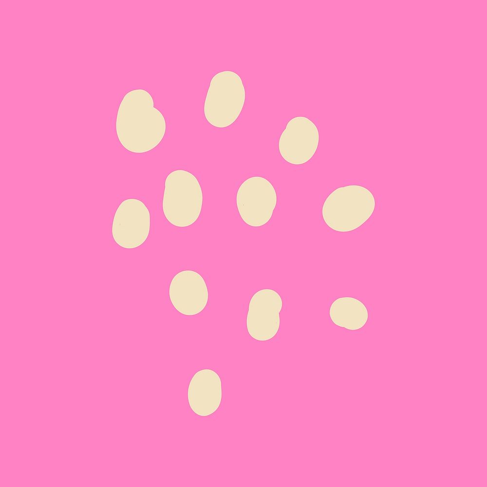 Beige dots, collage element vector