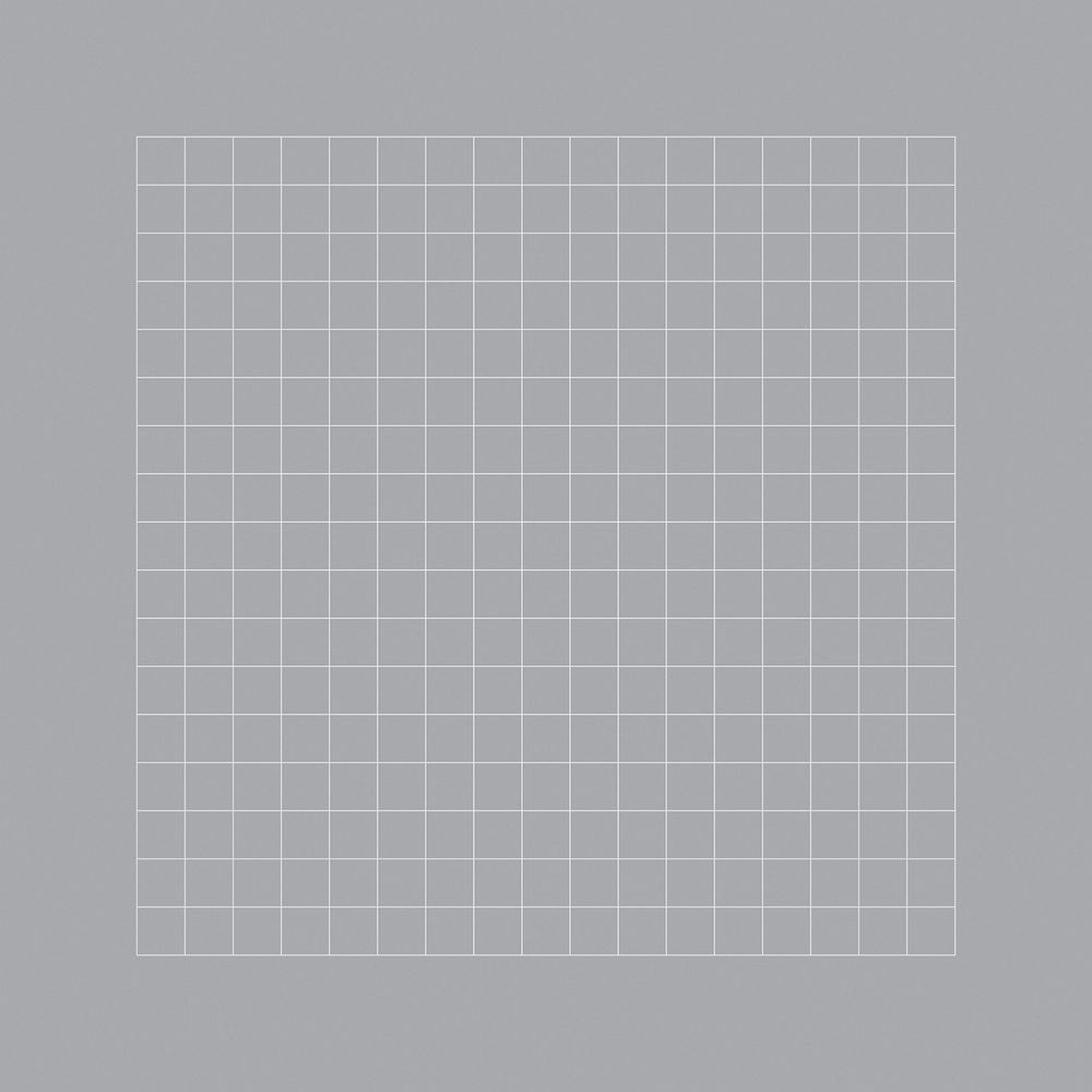White grid pattern, gray background