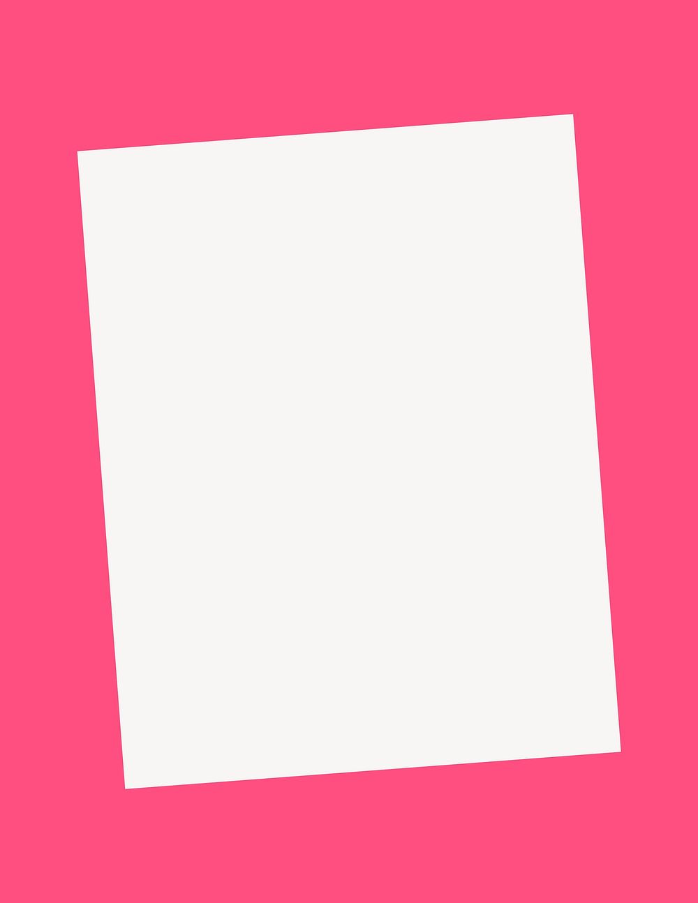Tilted rectangle frame, white geometric Premium Vector rawpixel
