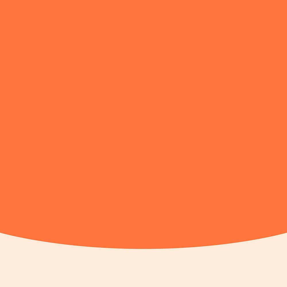 Colorful orange background, beige border