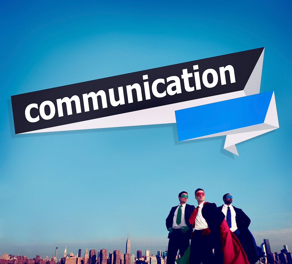 Communication Conversation Connection Speech Bubble Concept