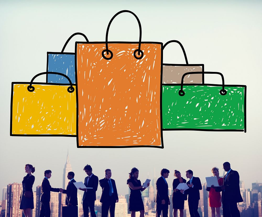 Shopping Bag Sale Capitalism Shopaholic Concept
