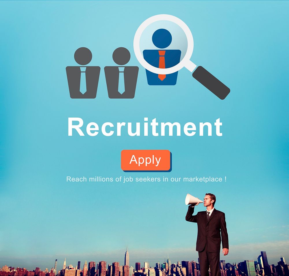 Recruitment Apply Homepage Human Resources Concept