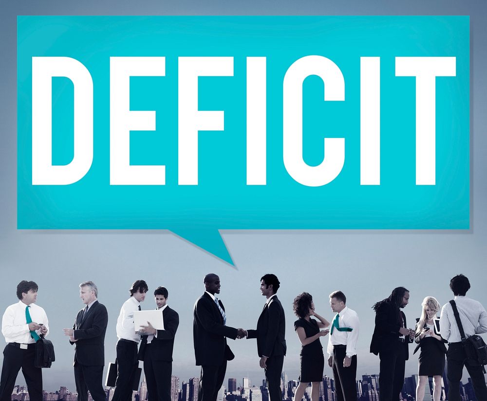 Deficit Risk Loss Deduct Recession Concept