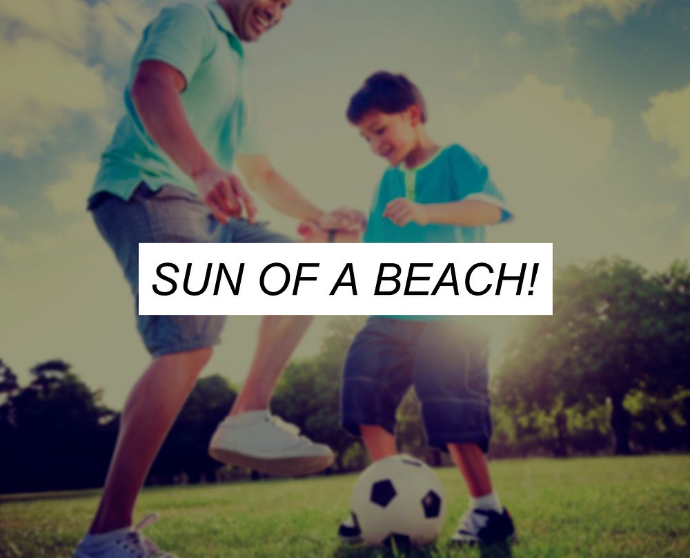 Sun of a Beach Summer Friendship Beach Vacation Concept