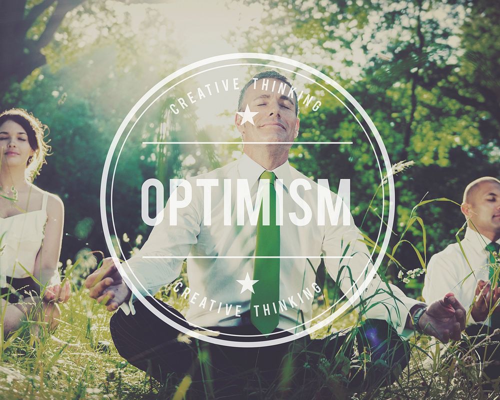 Optimism Positive Thinking Attitude Outlook Concept