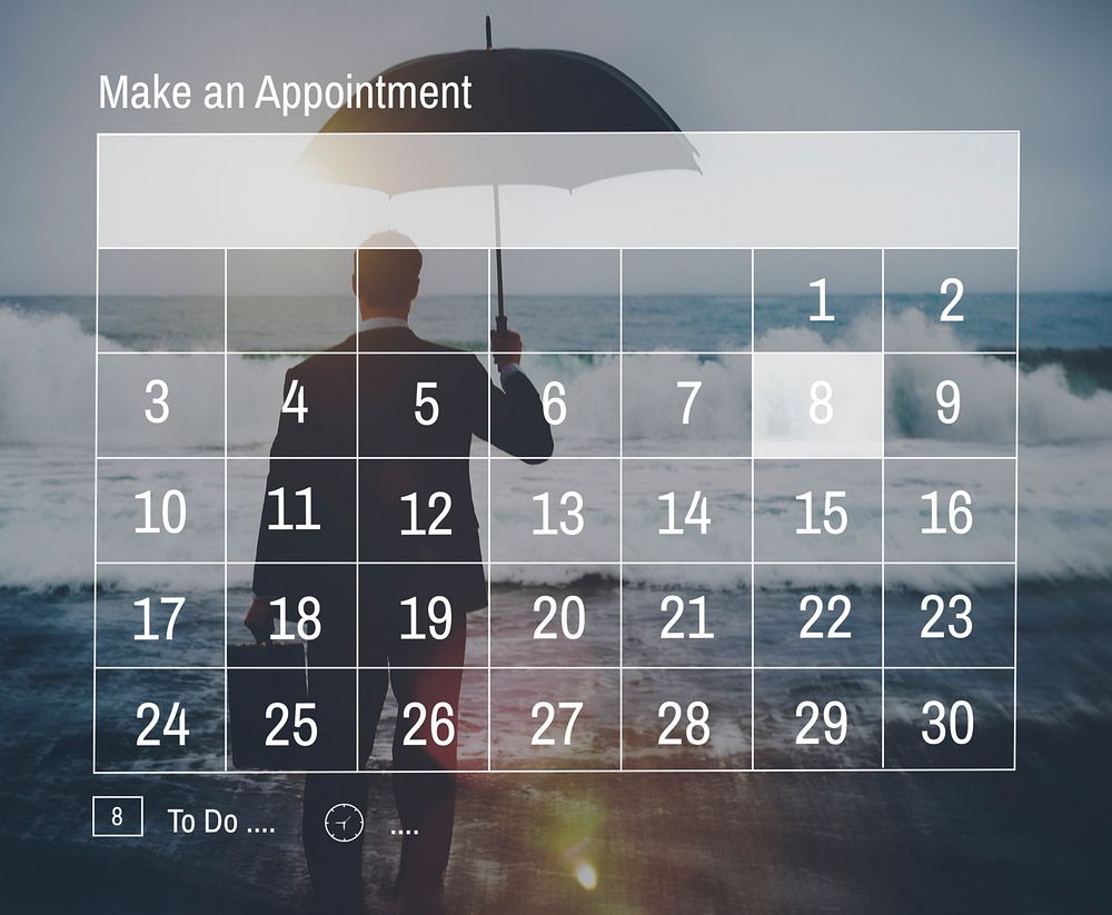 Calender Make Appointment Organization Management Concept