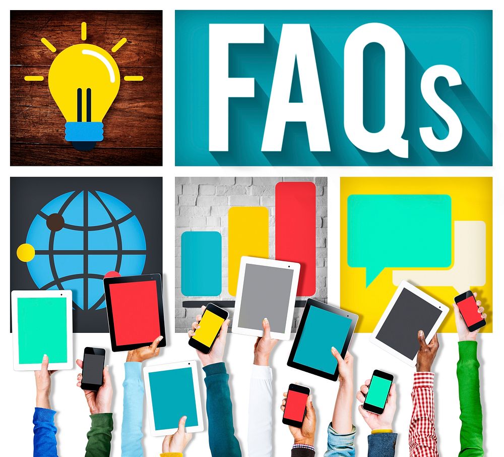 FAQs Guidance Answers Questions Feedback Concept