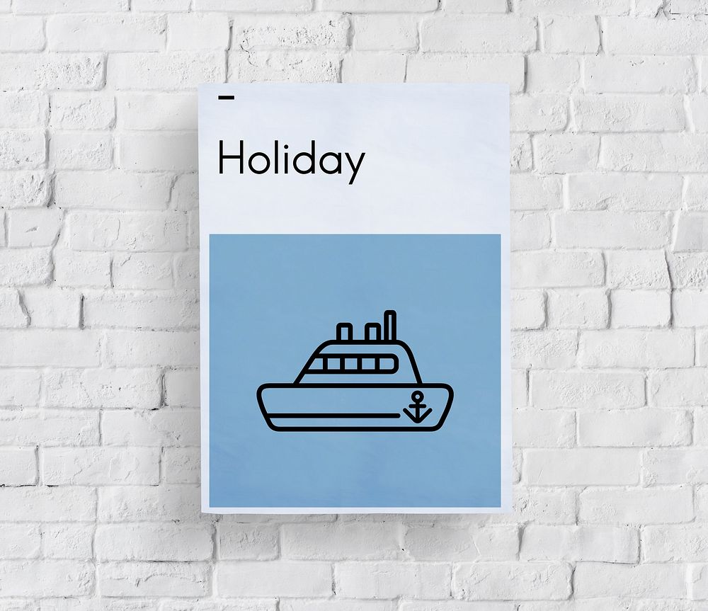 Route Holiday Discover Journey Boat Sign