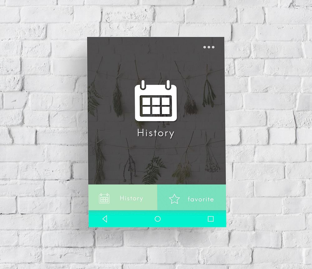 Browser History Web Technology Concept