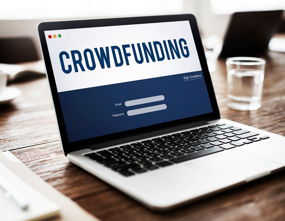 Crowdfunding Money Business Enterprise Graphic Concept